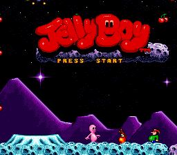 Jelly Boy (Europe) Title Screen
